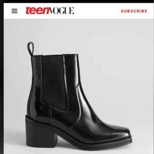 & other stories leather boots